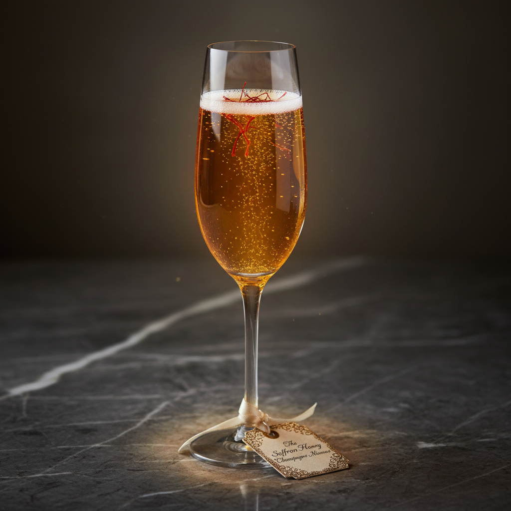 The Saffron Honey Champagne Mimosa