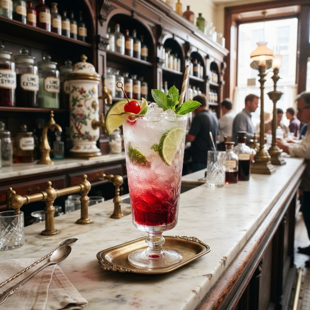 The Cherry Lime Rickey: A Washington D.C. Soda Fountain Classic