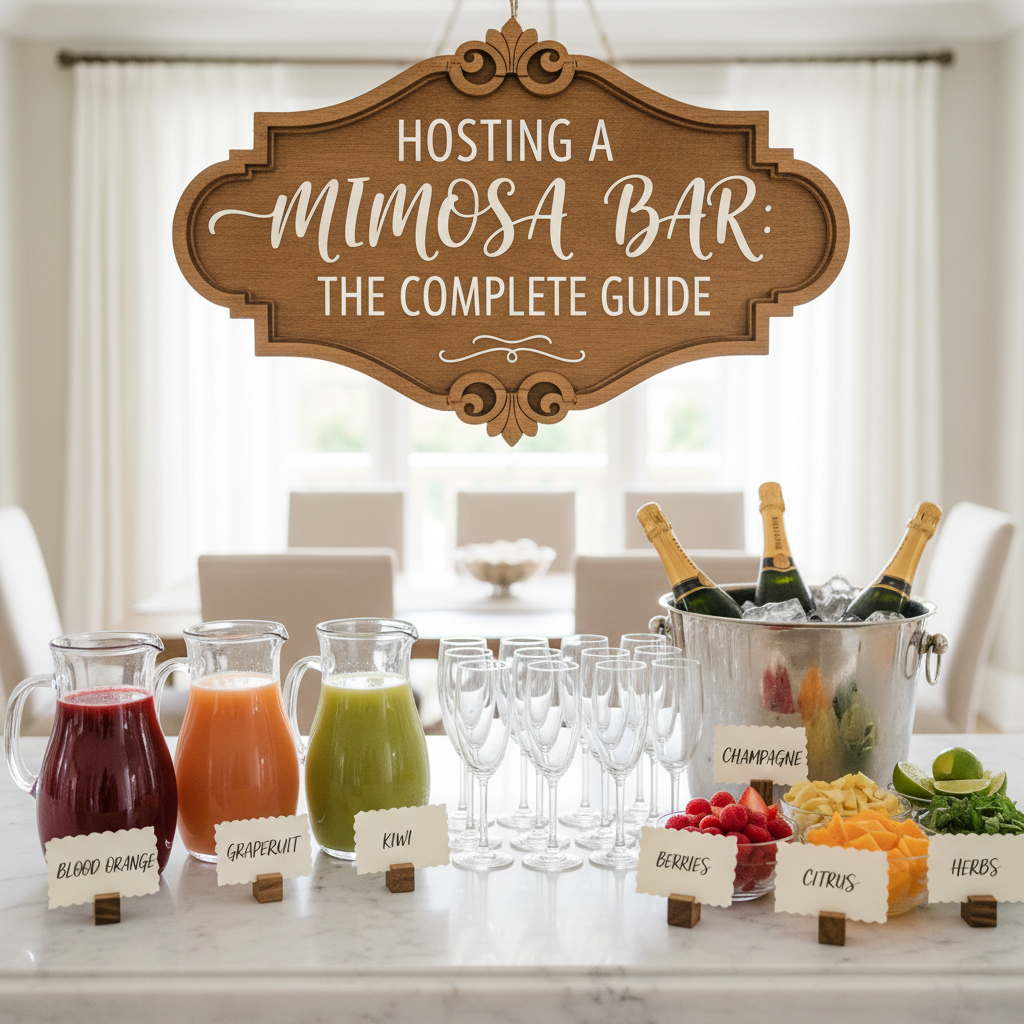 Hosting a Mimosa Bar: The Complete Guide to a Self-Serve Brunch Masterpiece