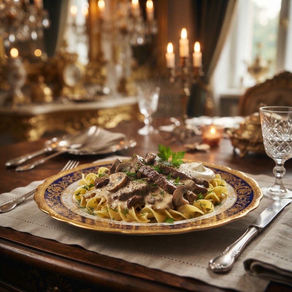 Beef Stroganoff