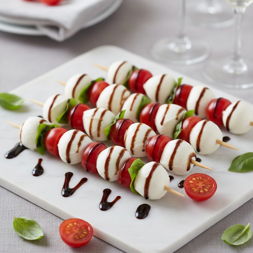 Mini Caprese Skewers