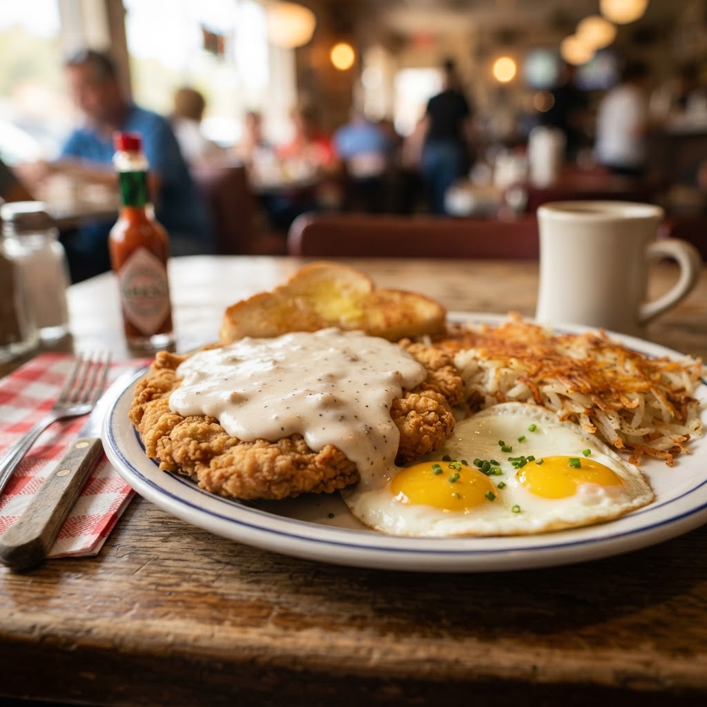 Chicken Fried Steak and Eggs: The Texas Comfort Classic with European Roots