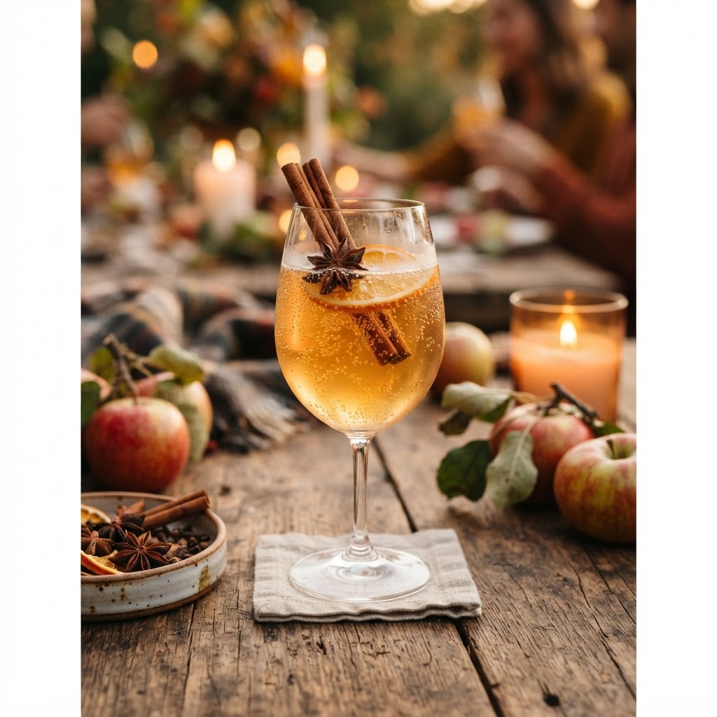 Spiced Apple Cider Spritz: A Celebration in a Glass