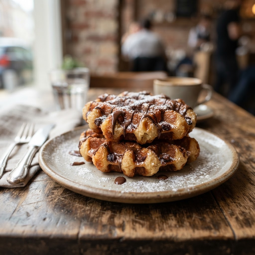 Belgian Liège Waffles al Prosecco
