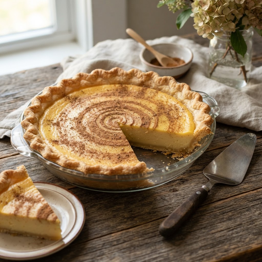 Indiana Sugar Cream Pie al Moscato