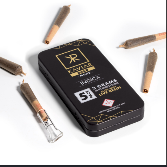 Kaviar Gold MoonRocks 5-Pack infused joint Top Shelf