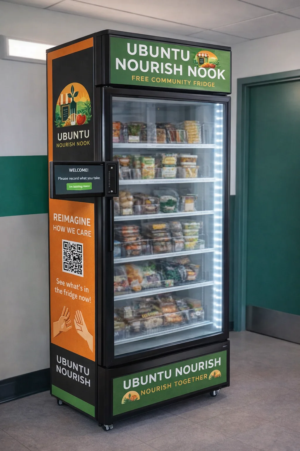 Ubuntu Nourish Nook community refrigerator