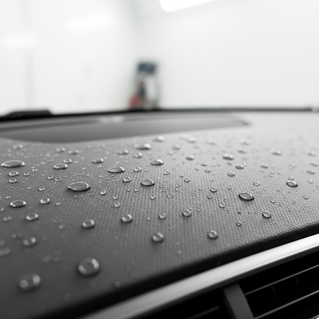 Dashboard Surface macro detail showing restoration quality