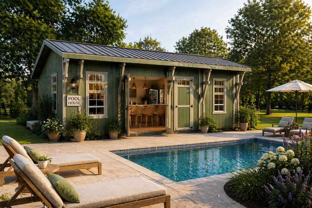 Farmhouse Pool House