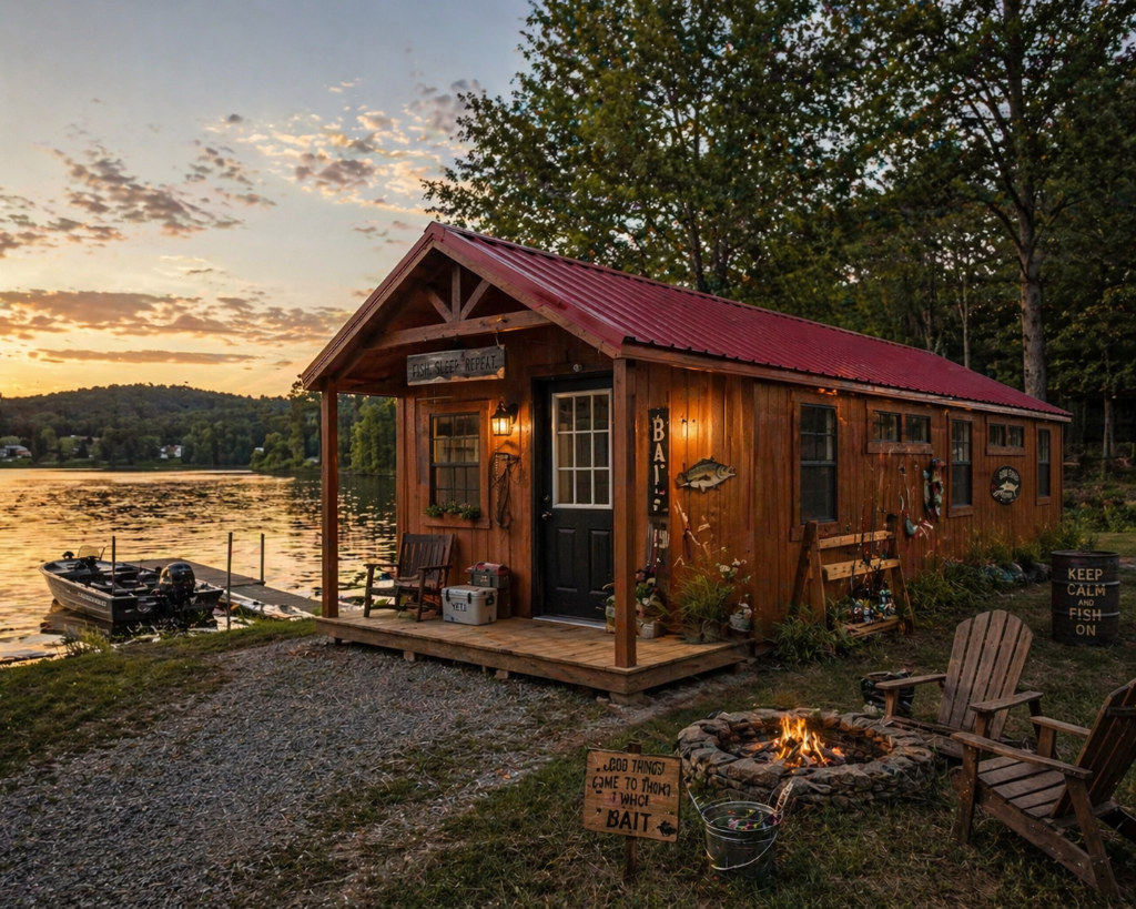 Fishing Cabin on the Water