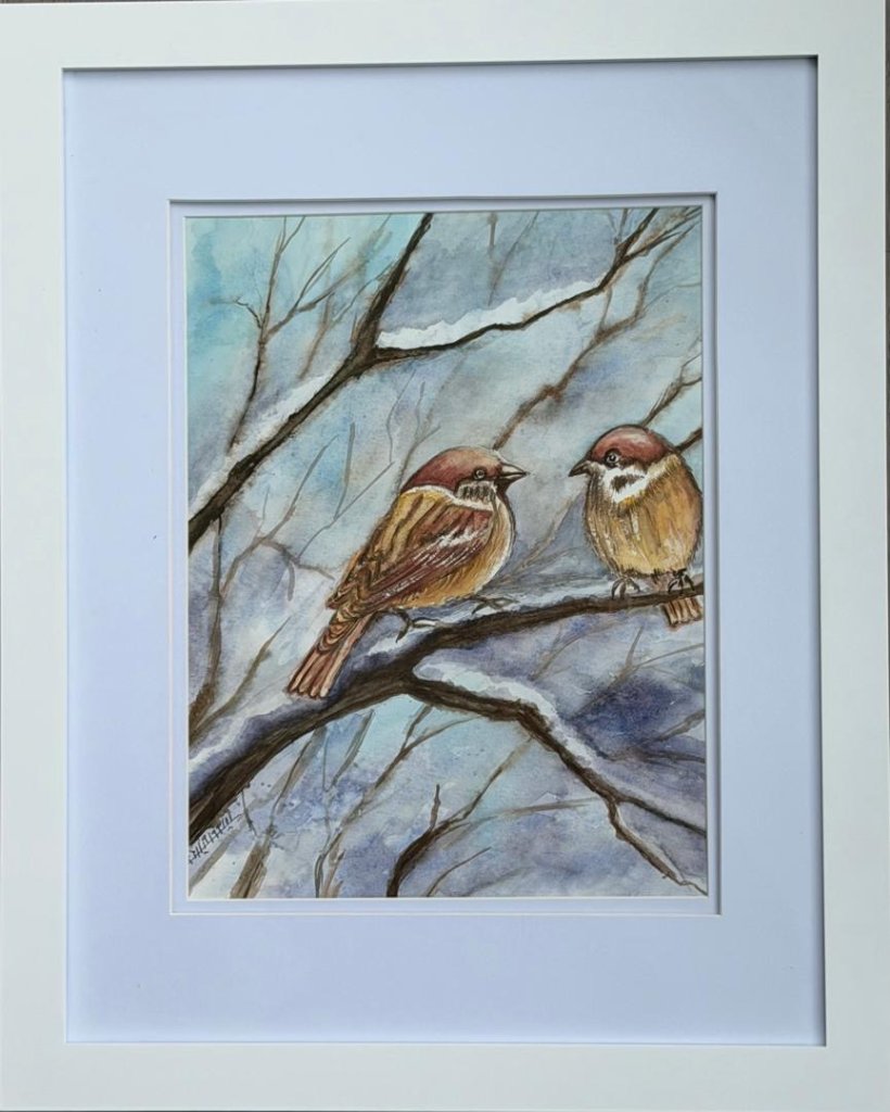 Winter Sparrows