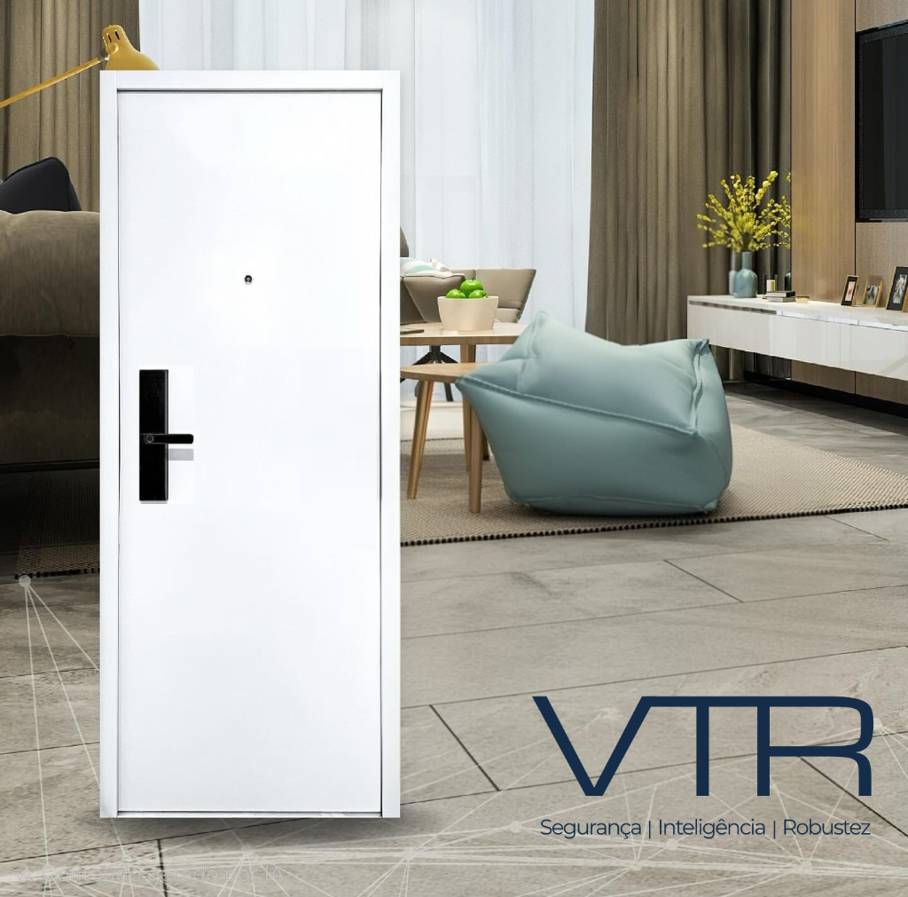 Porta com Fechadura Eletrônica