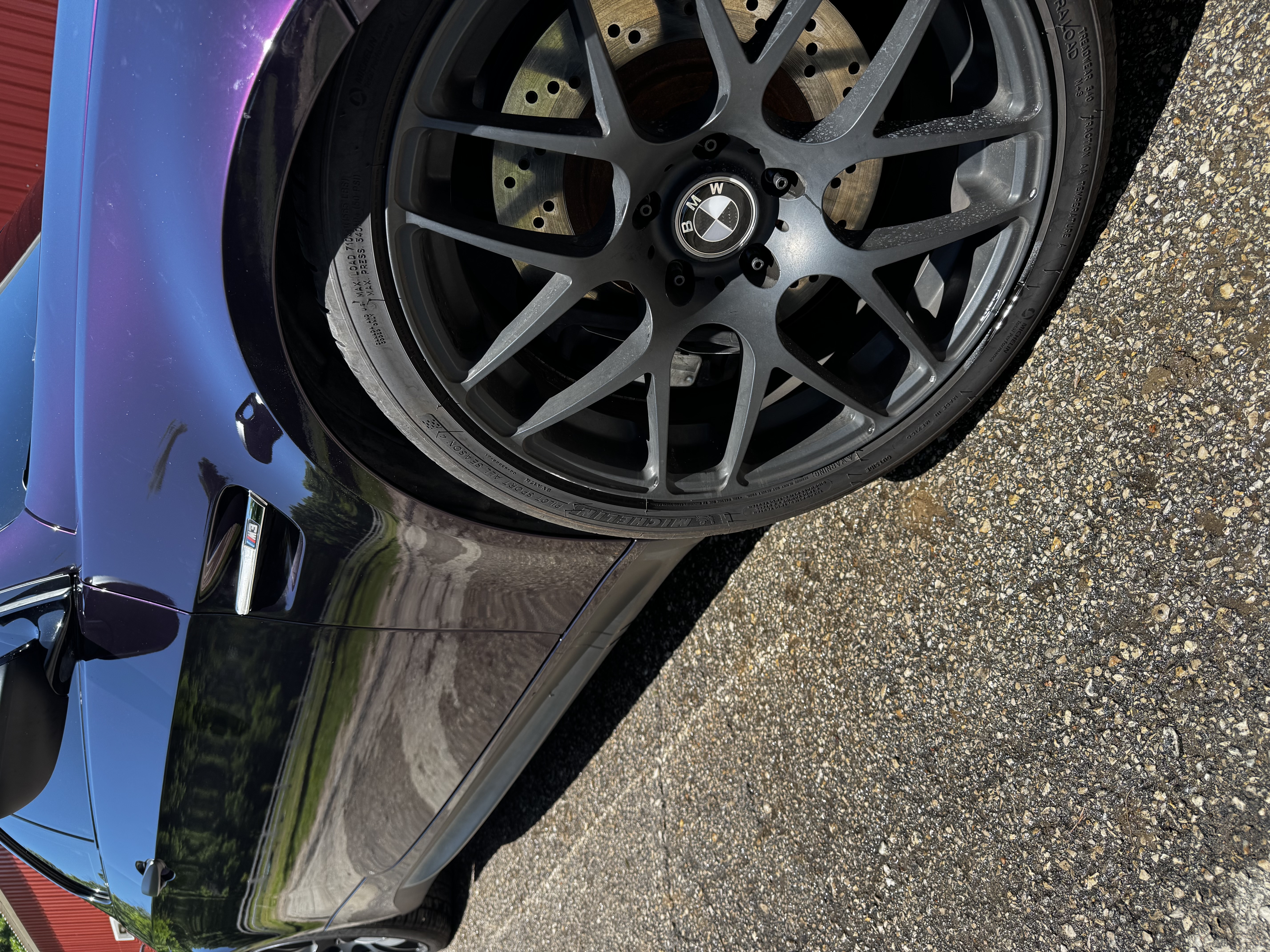 BMW M wheel and fender