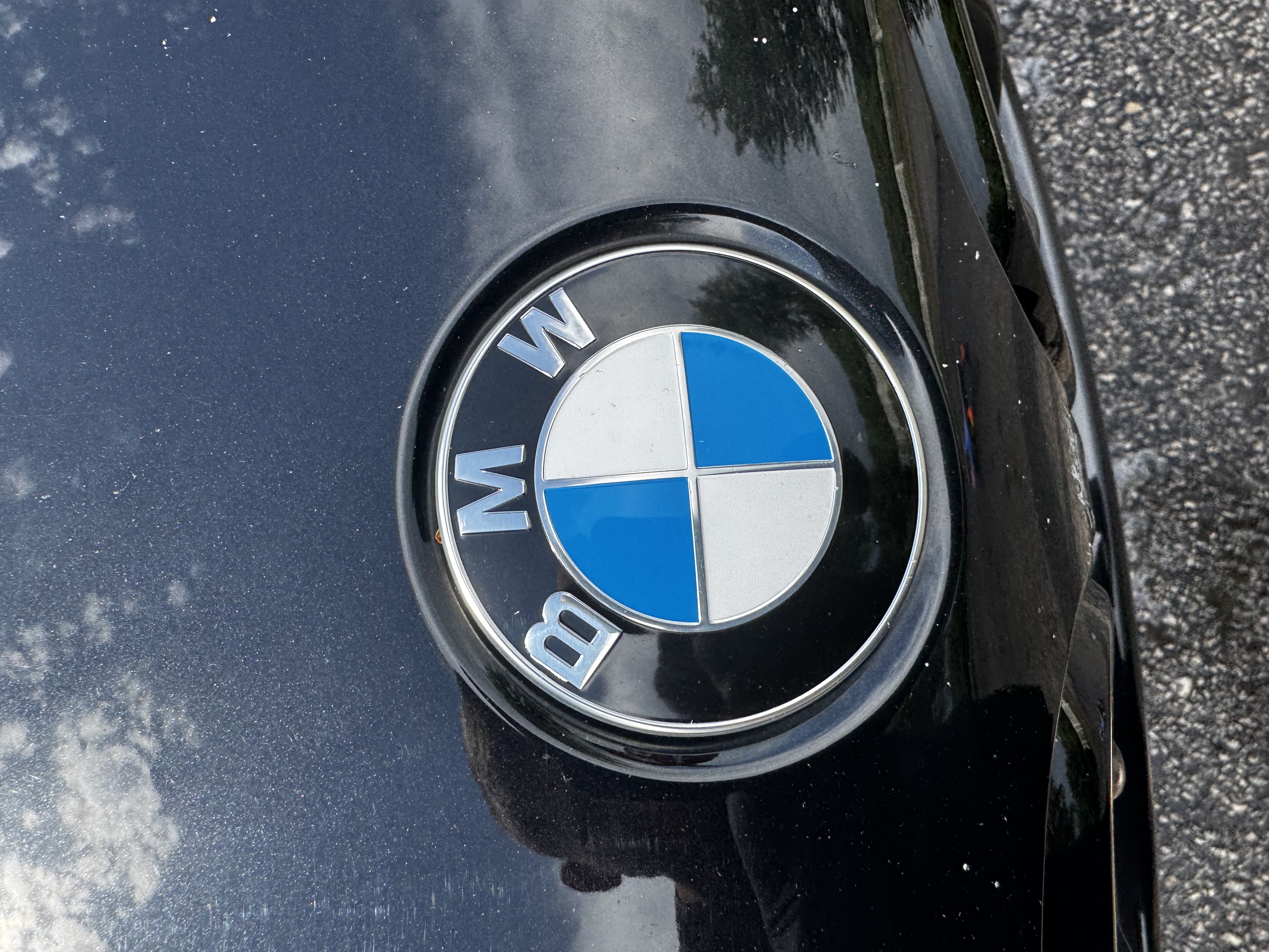 BMW badge after detail