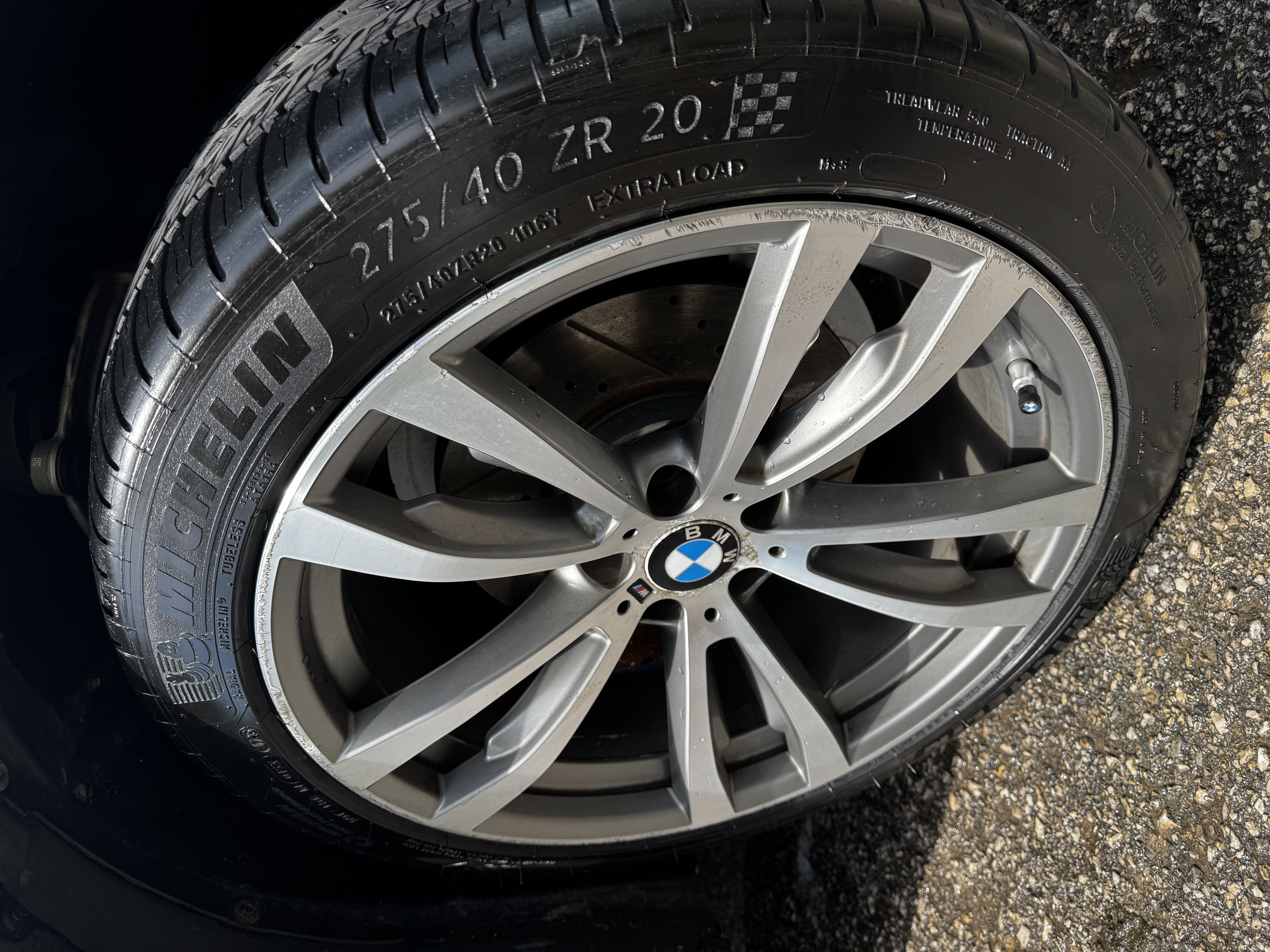 BMW wheel before detailing