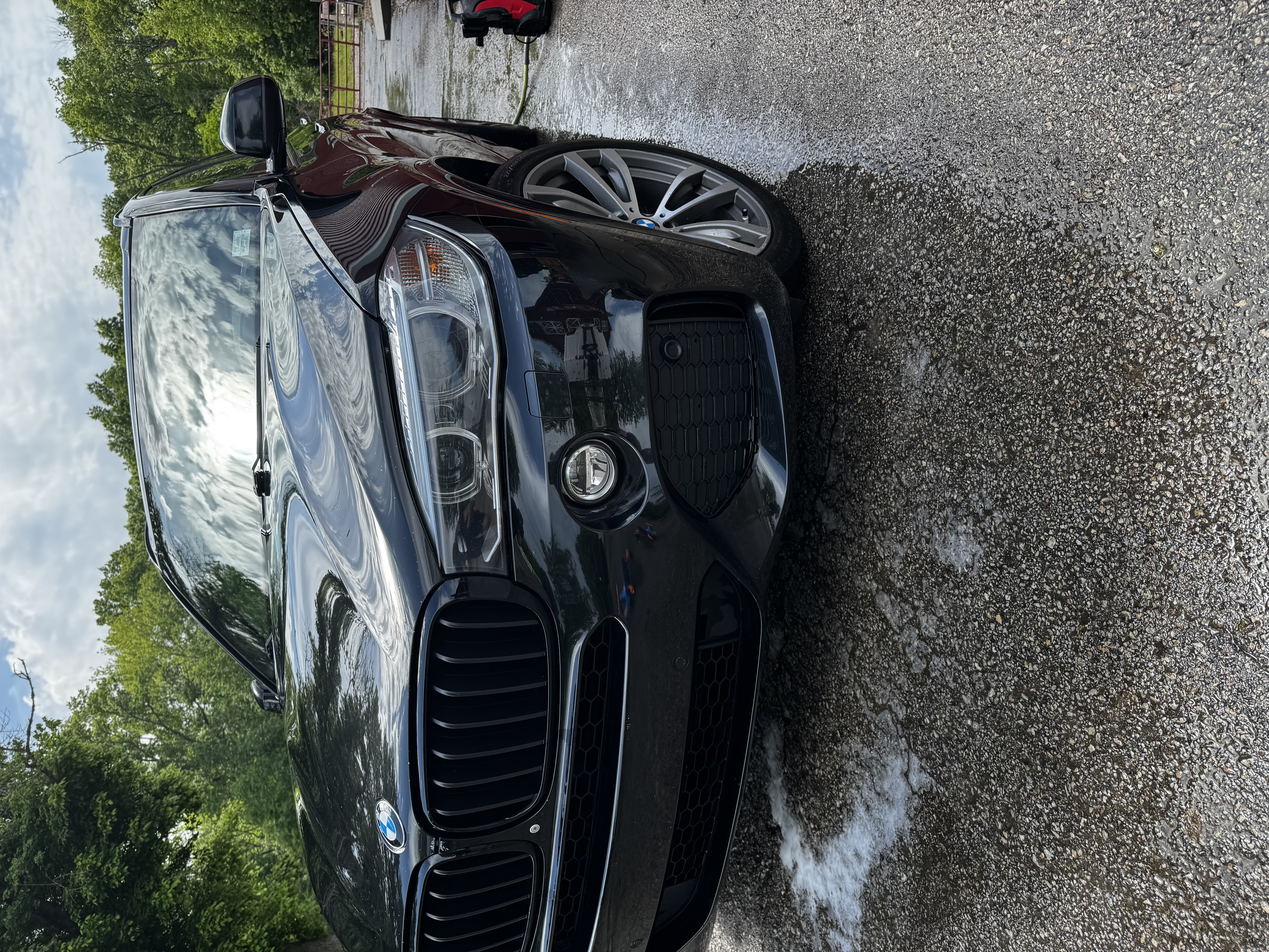 BMW front end exterior