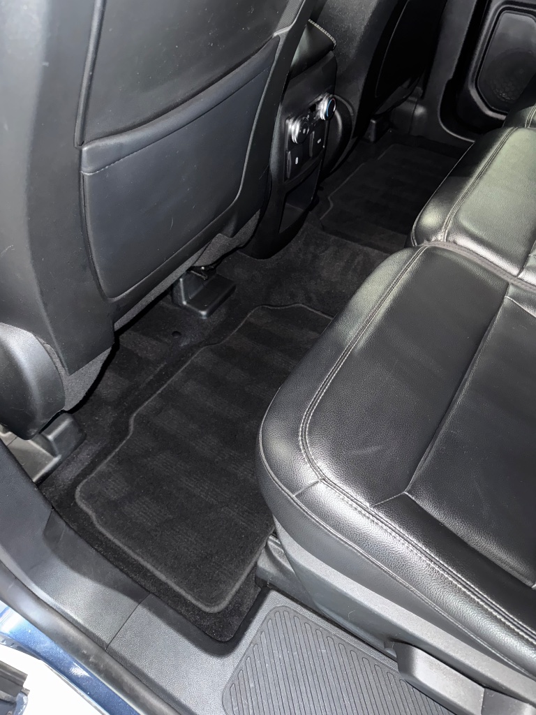 Cleaned rear carpet