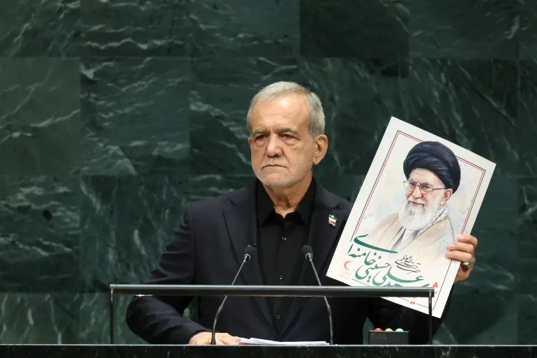 Iran’s Pezeshkian Condemns US as ‘Terrorist’ While Keeping Door Open to Diplomacy