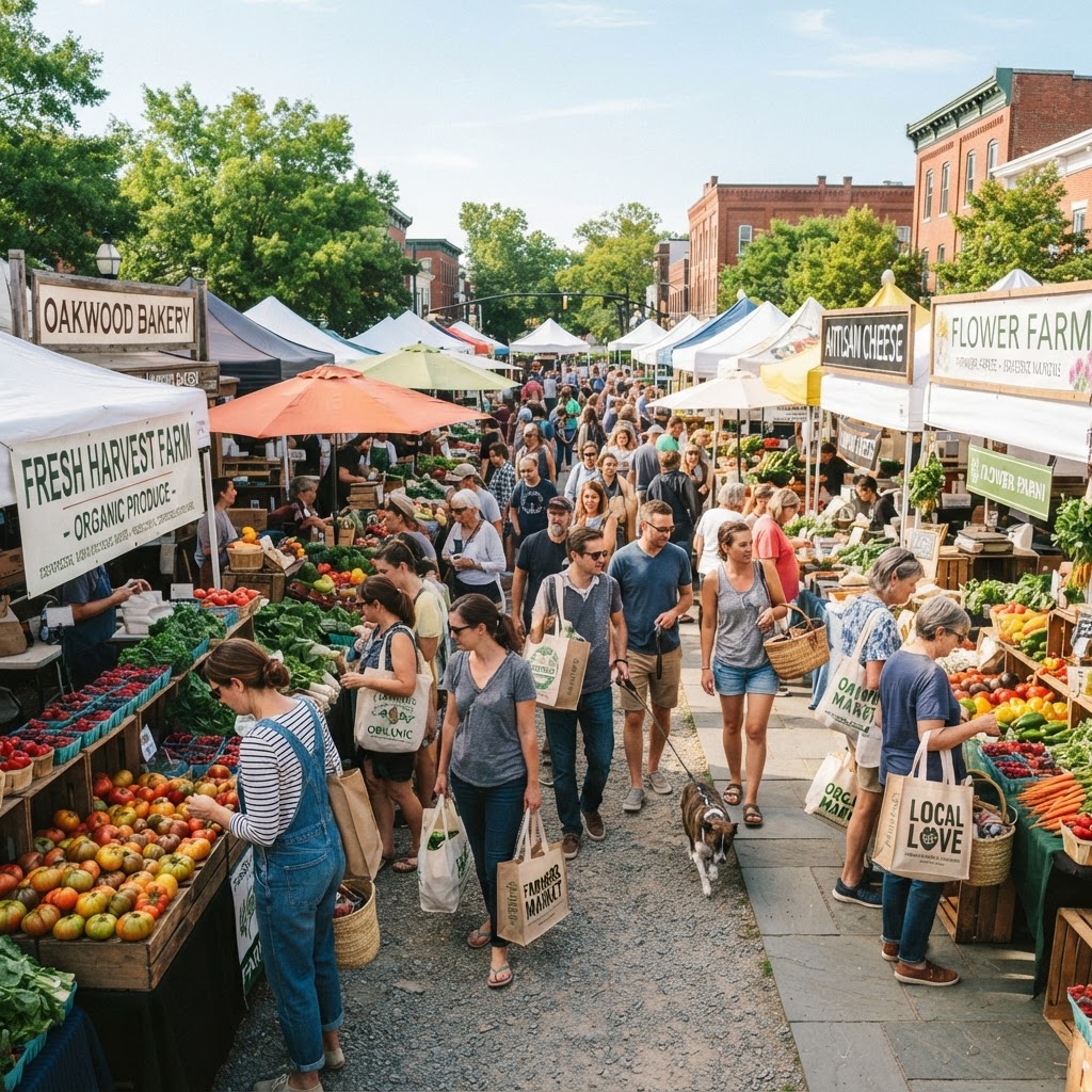 Farmers market + brunch