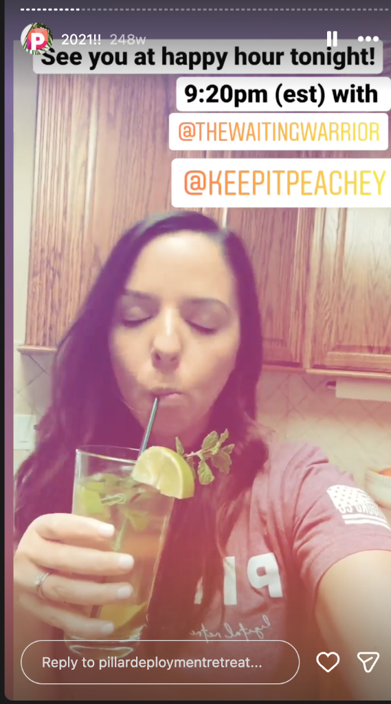 Happy Hour story share