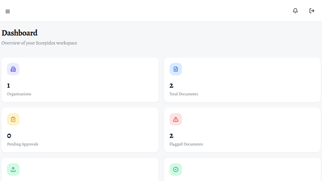 Scorpidex template preview