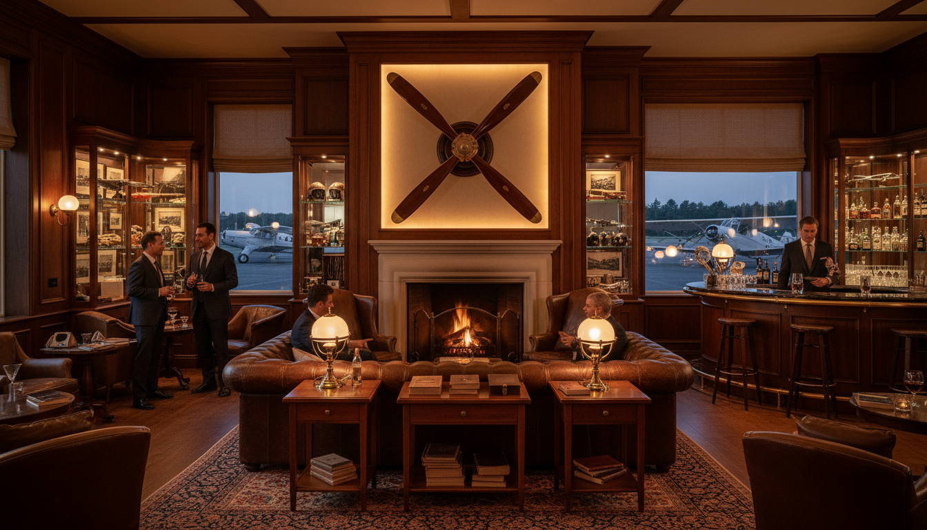 The Aero Club lounge