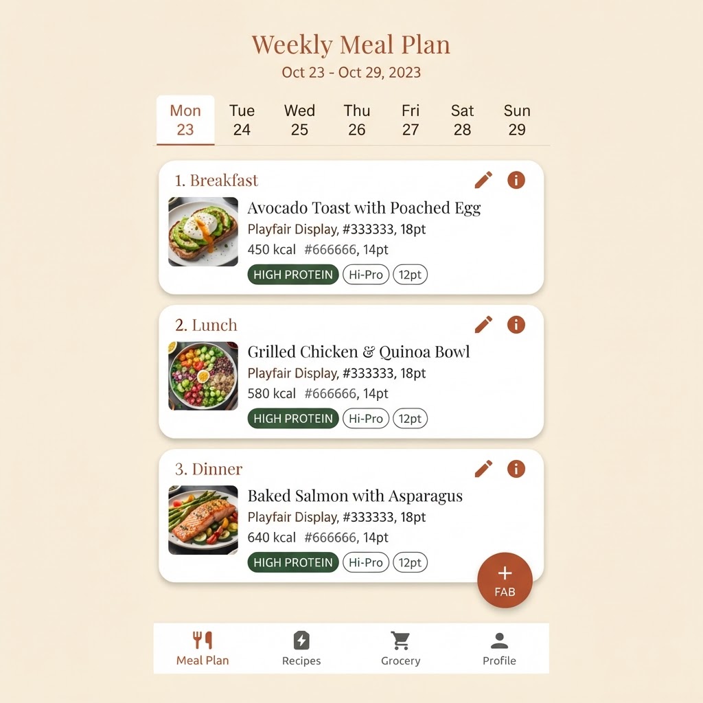 Weekly Meal Planner