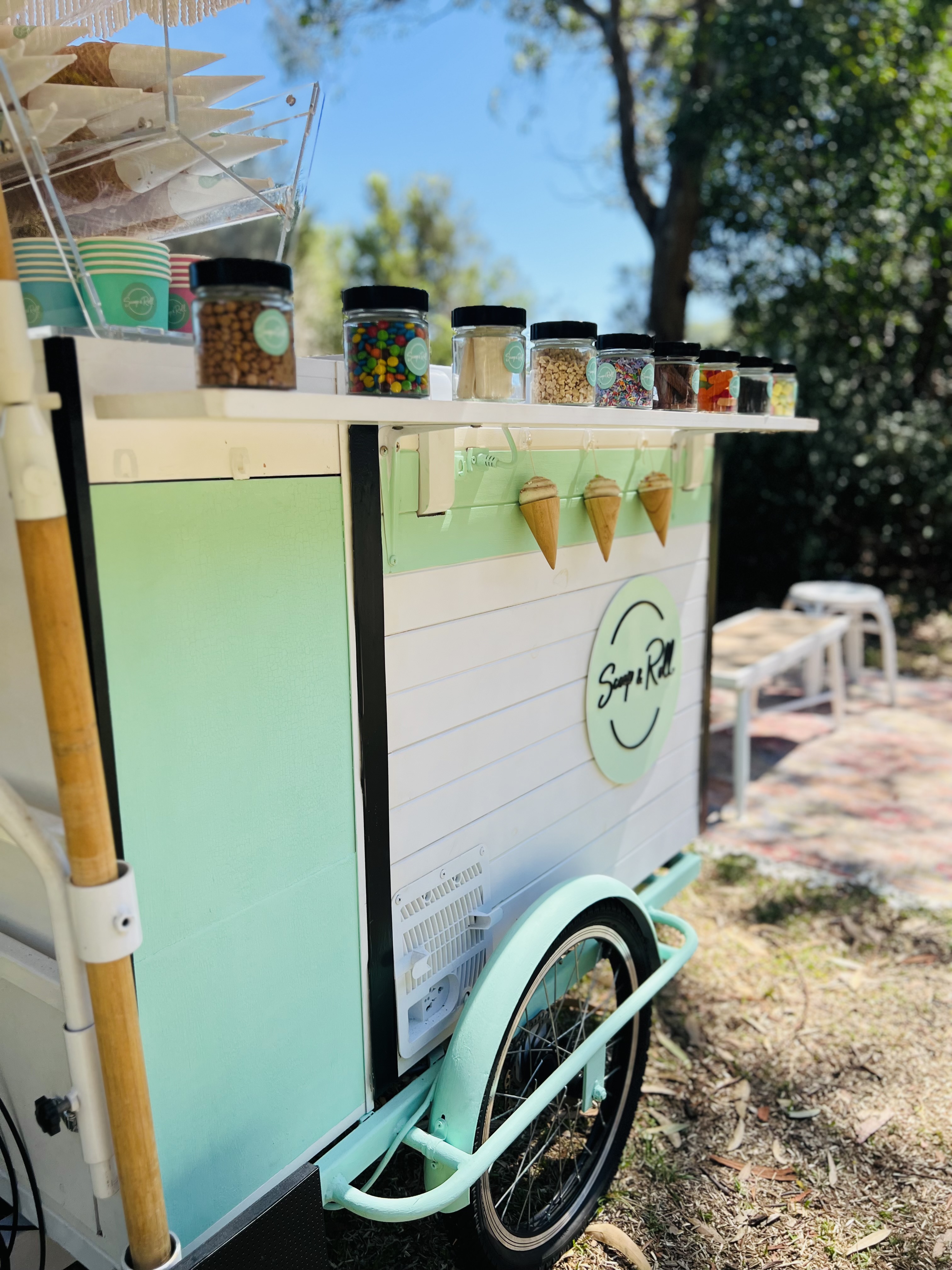 The original Scoop and Roll bicycle