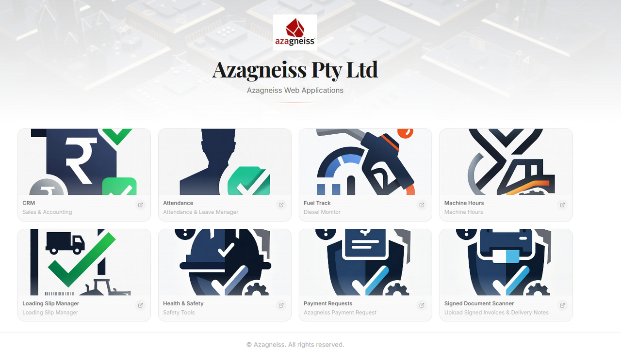 Azagneiss Portal template preview
