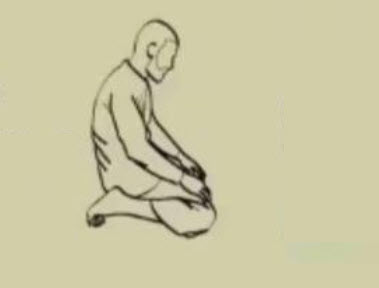 Sitting between Sujūd