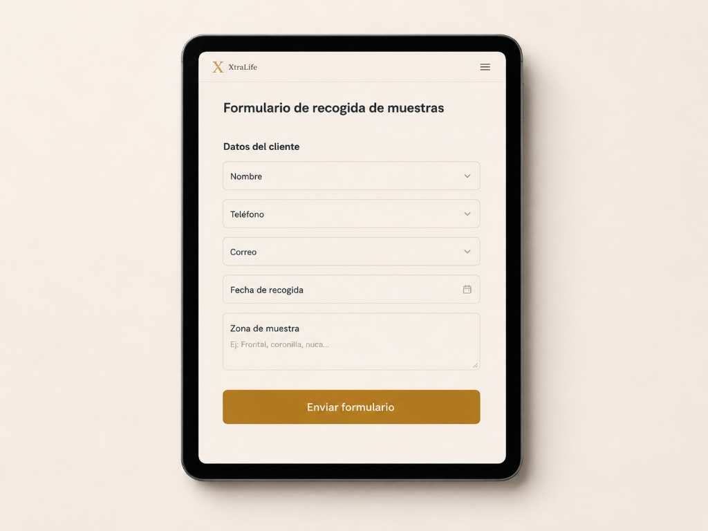Acceso al formulario XtraLife