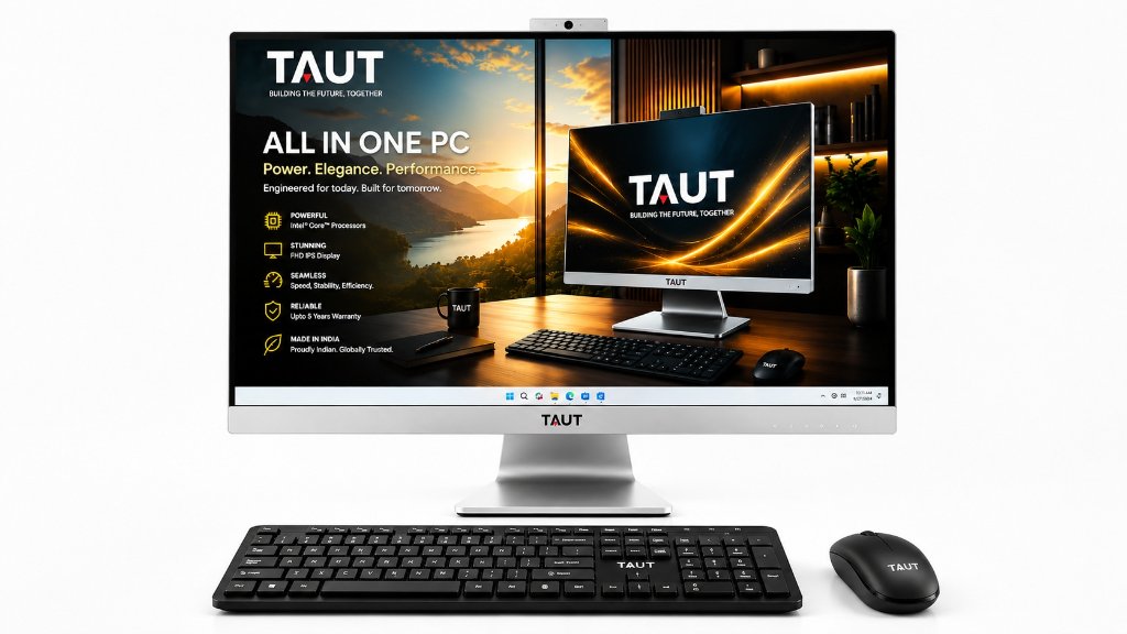 Make in India All in One PC TAUT — Business AIO PC Manufacturer India