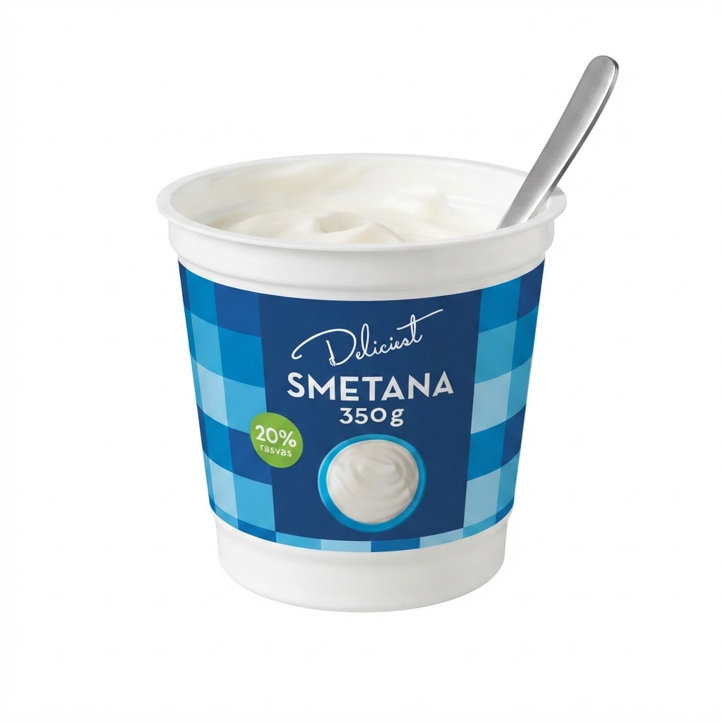Deliciest Smetana Yogurt Container