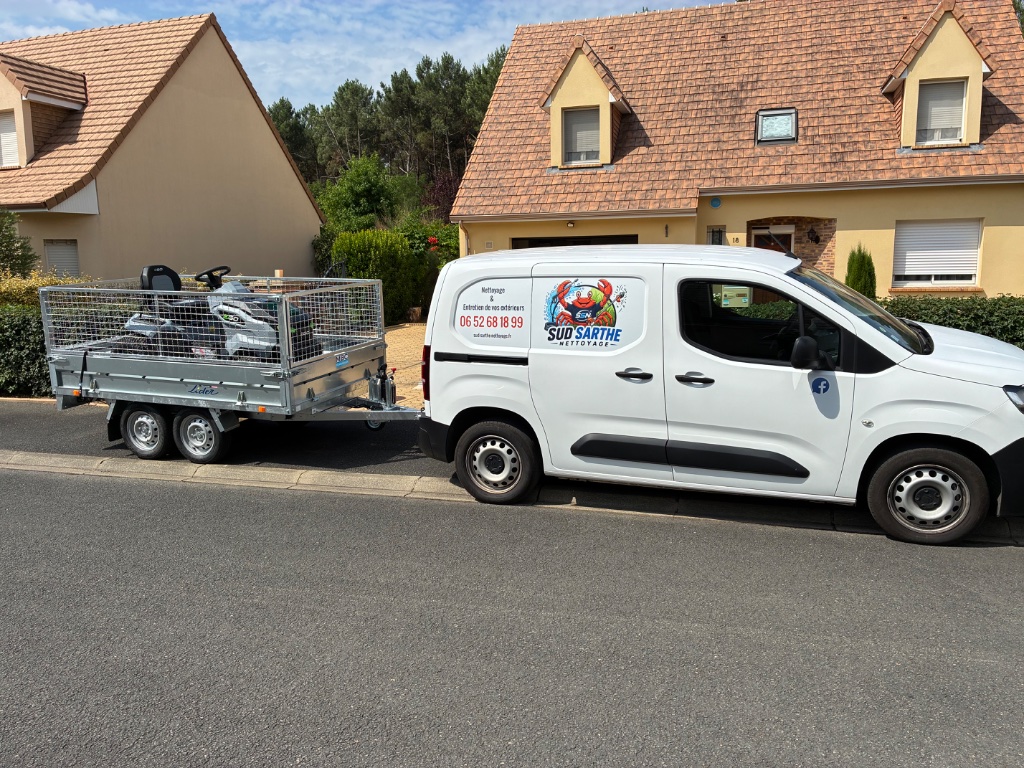 Jardin entretenu par Sud Sarthe Nettoyage