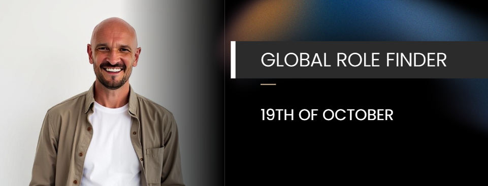 Global Role Finder, 19th of October, with Chris Redmond