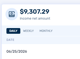 Net income amount