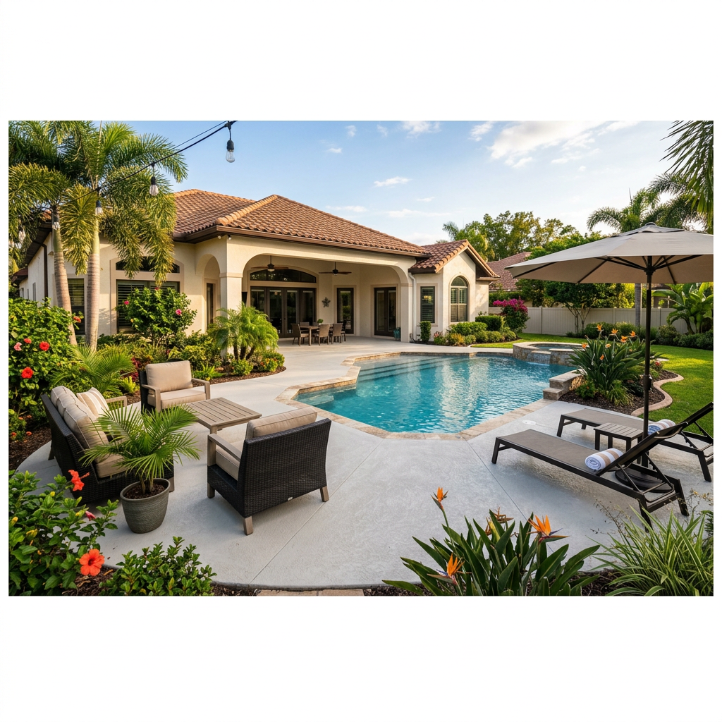 Backyard Patio & Walkway