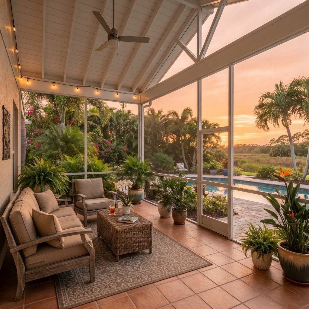 screened porch vs sunroom cost comparison South Shore Florida 2026