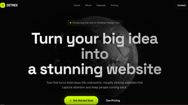 Zetrex Startup template preview
