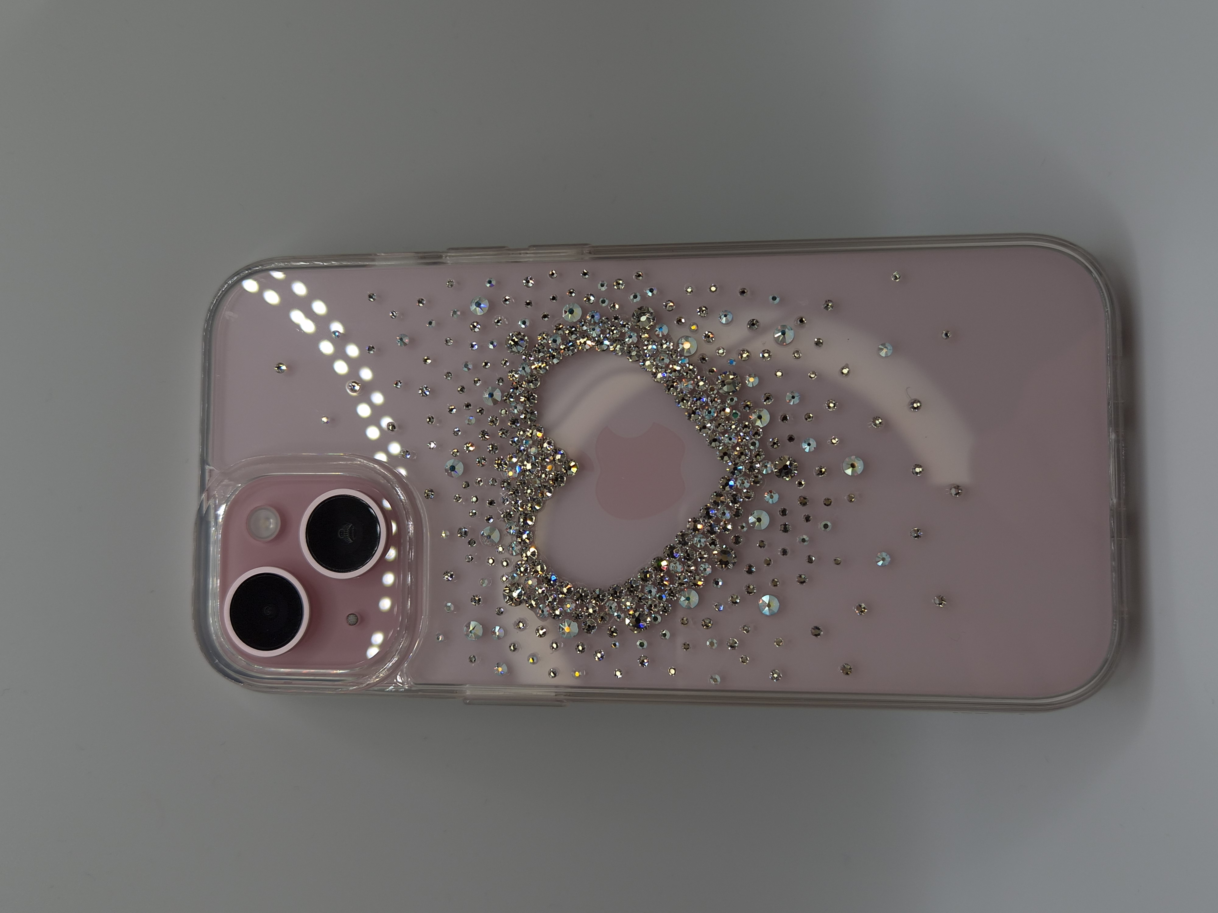 Coque Cœur Scintillant