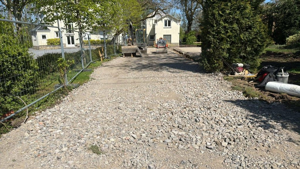 SRT allée gravier aménagement