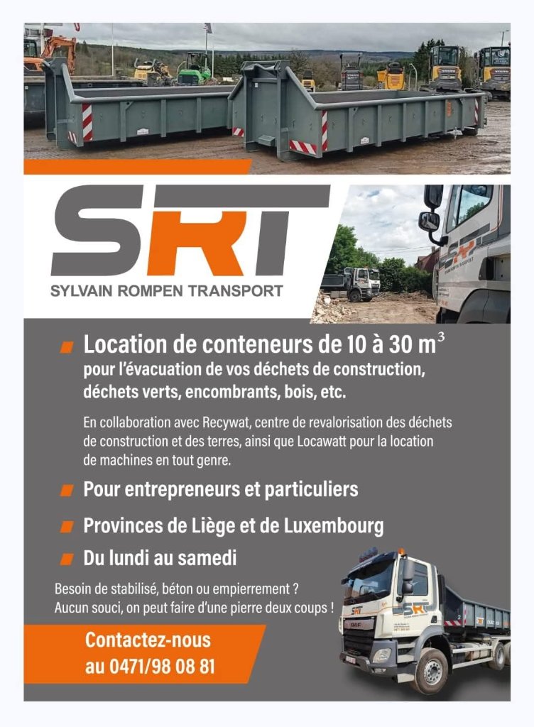 Affiche location conteneurs SRT