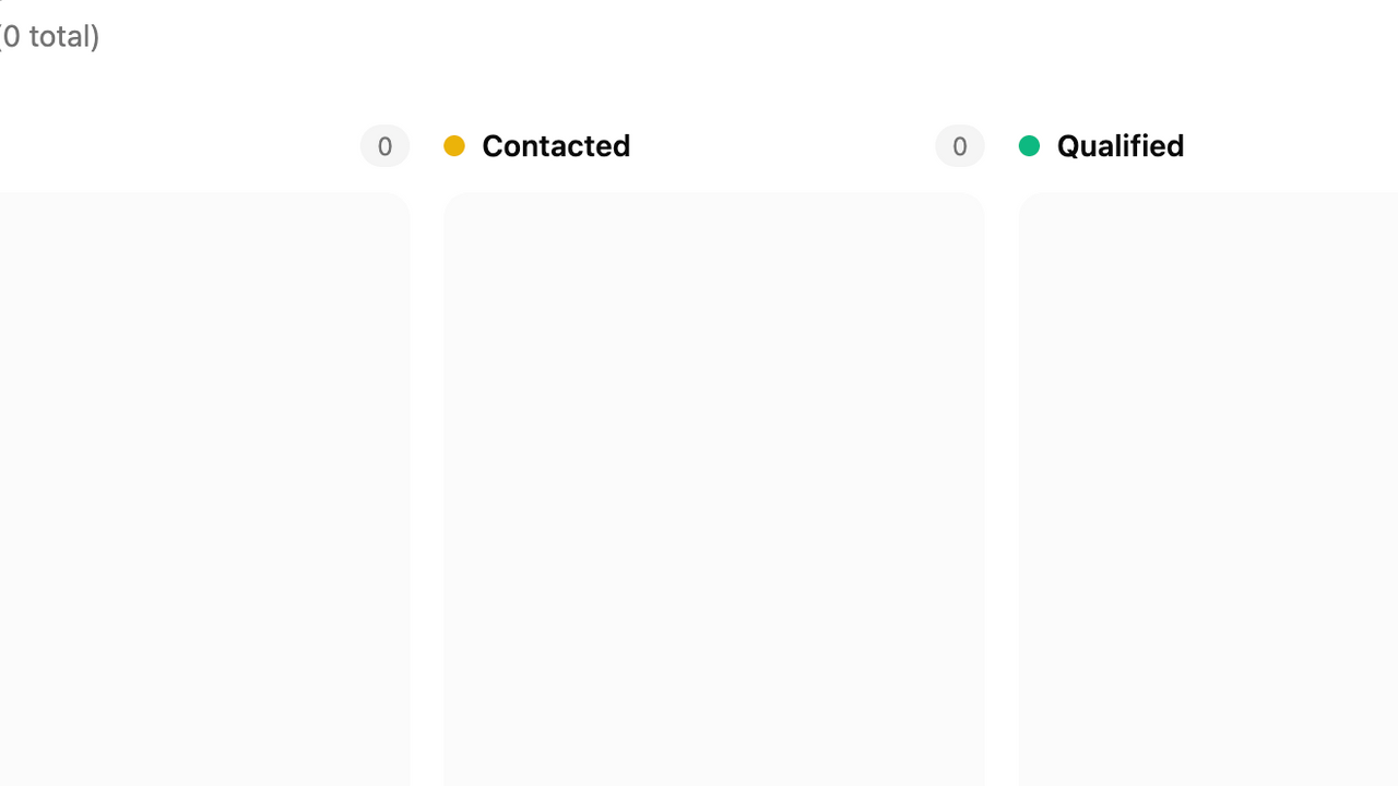 Chat and CRM template preview