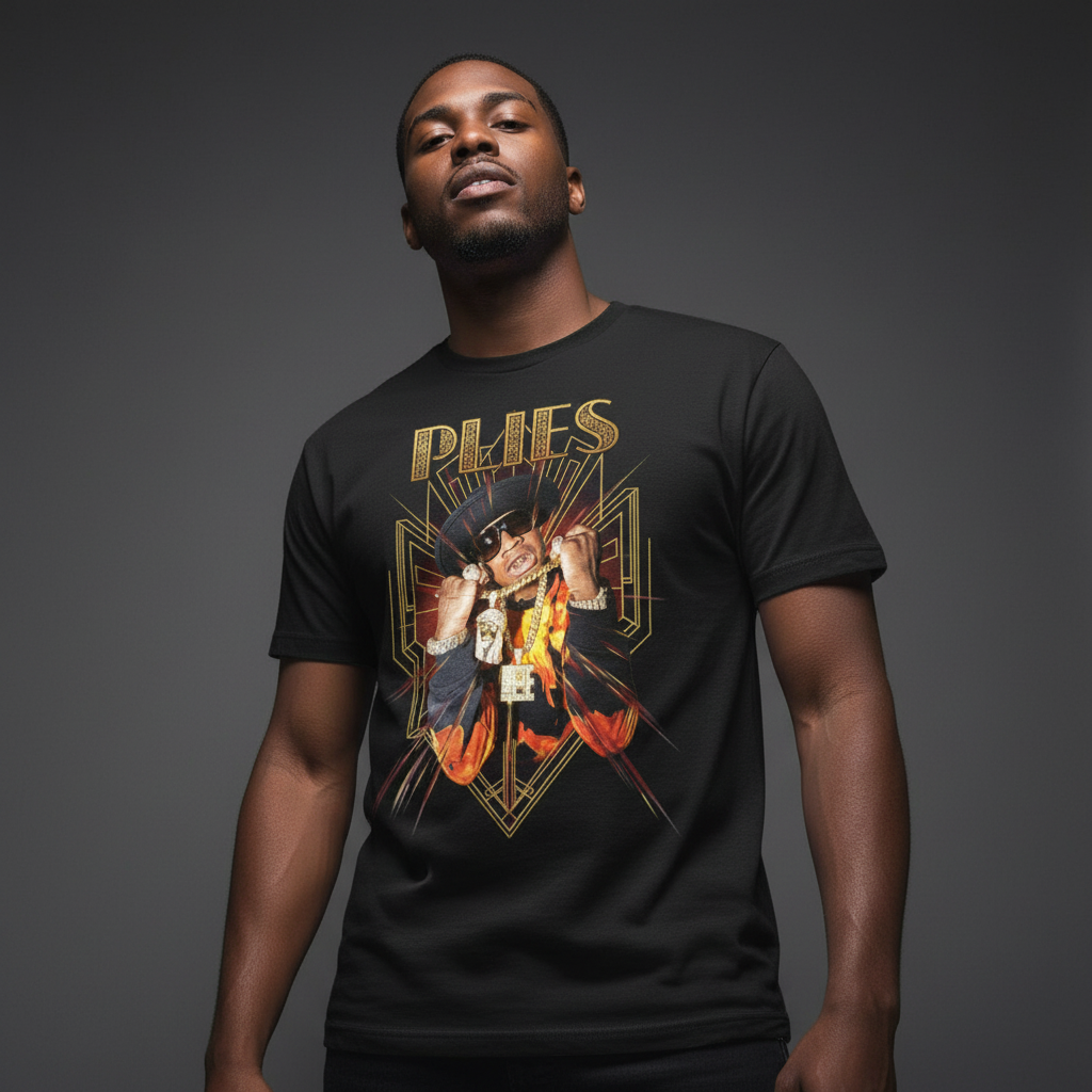 Plies Chain Flex Graphic T-shirt | Unique Design T-Shirt | Comfortable and Vibrant