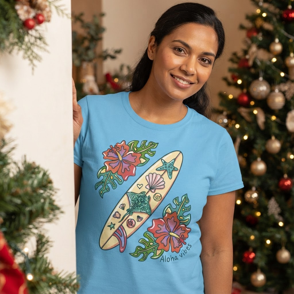 Summer Board Graphic T-Shirt | Trendy Beach Vibes | Comfortable Wear