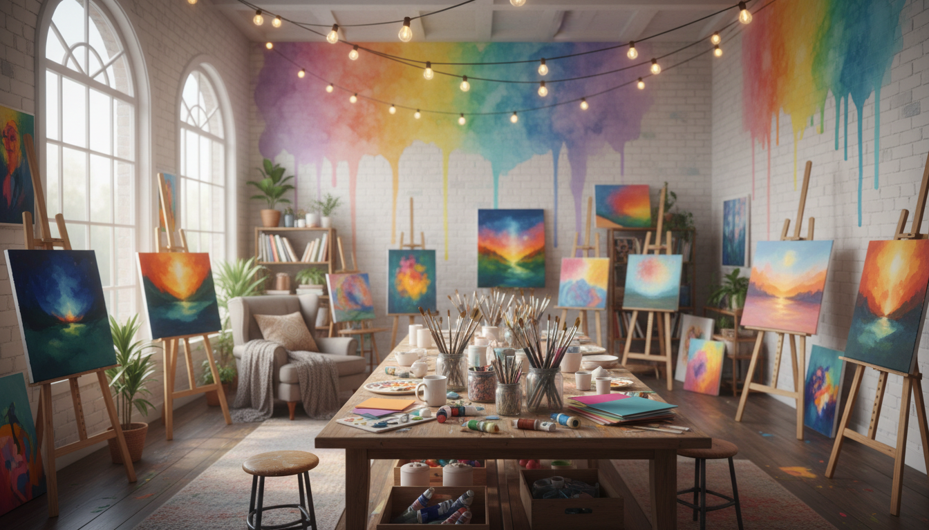 Art workshop studio