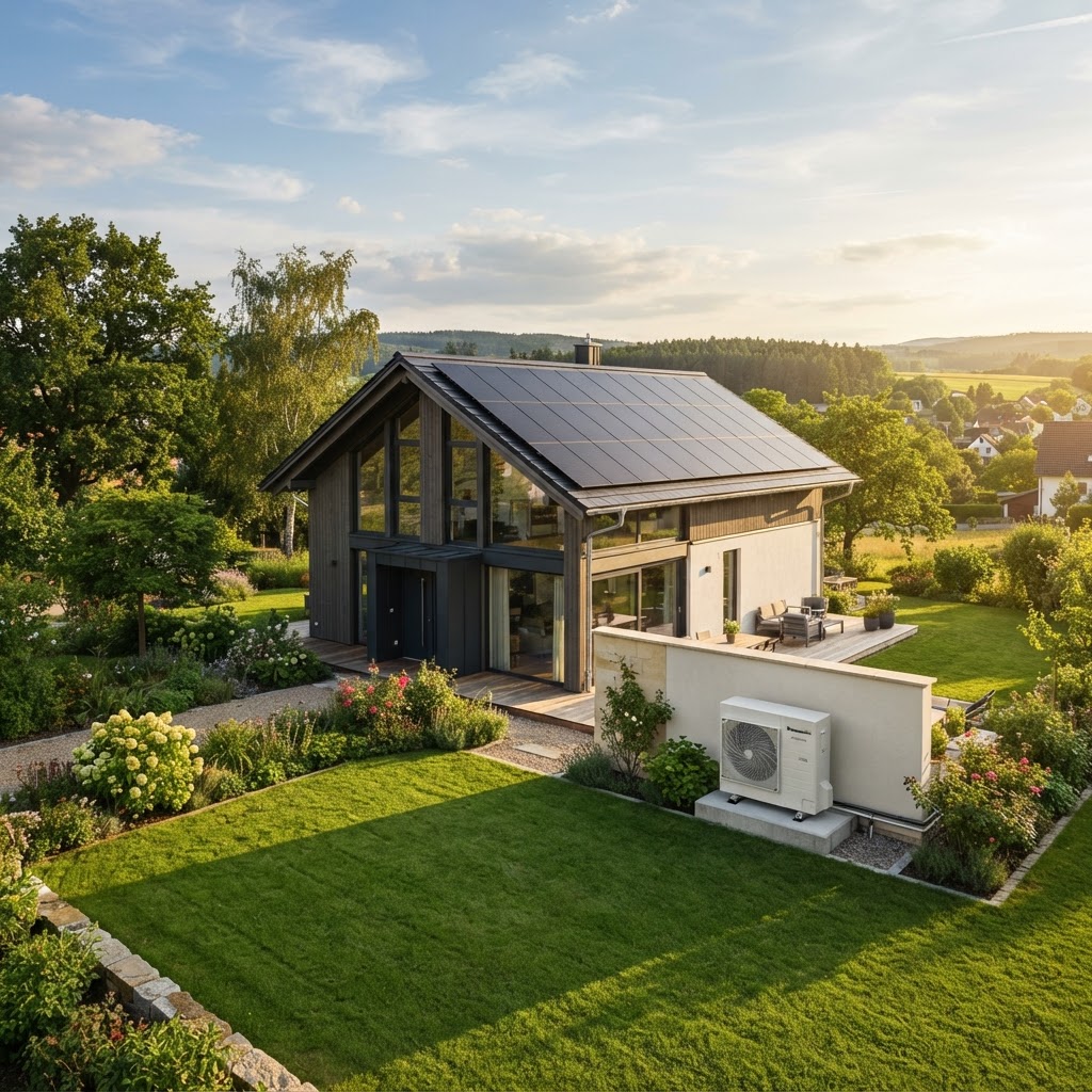 Wärmepumpe kombiniert mit PV