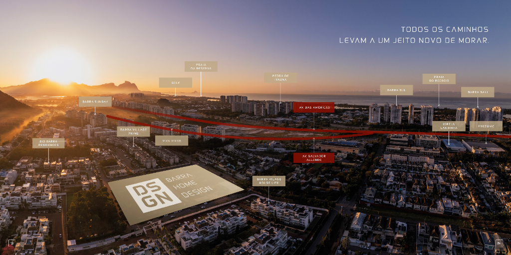 Localização Barra Home Design — Barra da Tijuca