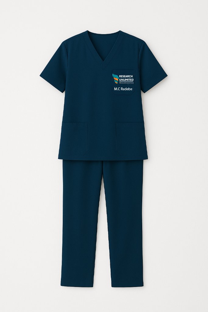 RU Scrub Set — Navy