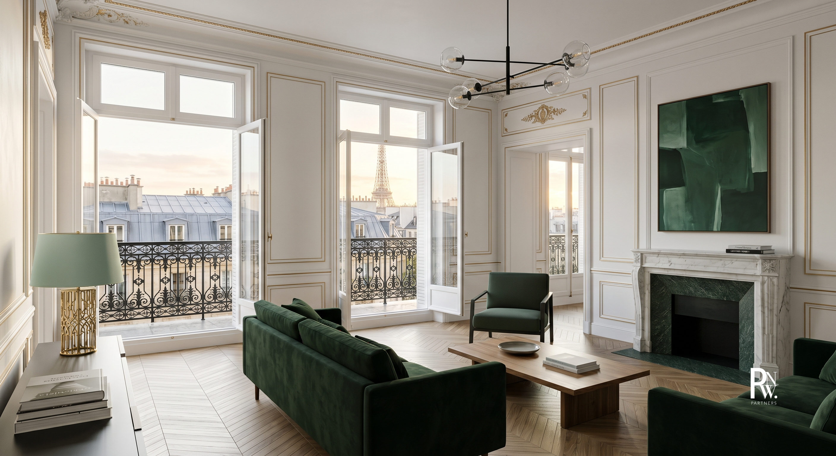 Équipe PNW Partners — agence immobilière prestige Paris 9, spécialiste gestion locative et bail société